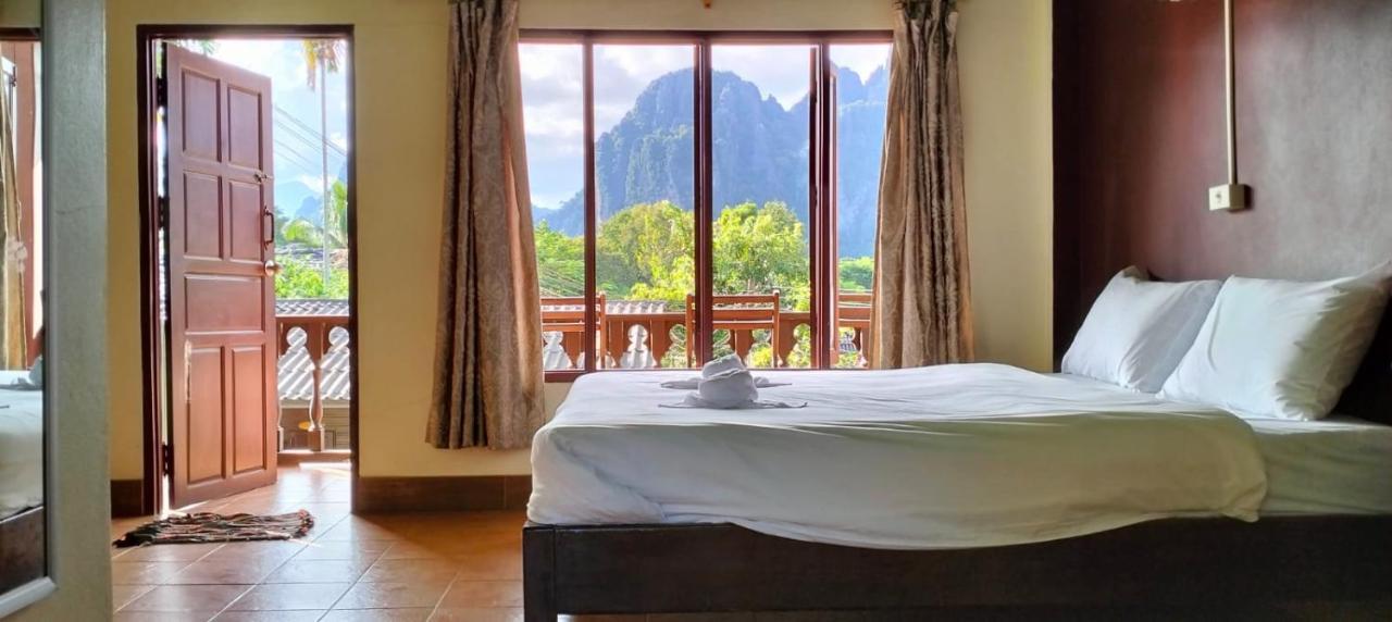 Bungalows Le Jardin Vangvieng Vang Vieng Exteriér fotografie