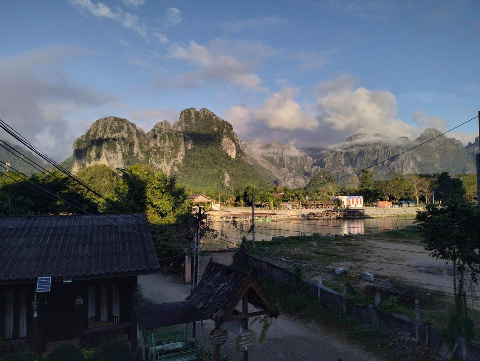 Bungalows Le Jardin Vangvieng Vang Vieng Exteriér fotografie